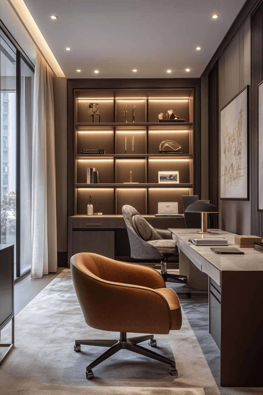 9 luxe polished desk corner