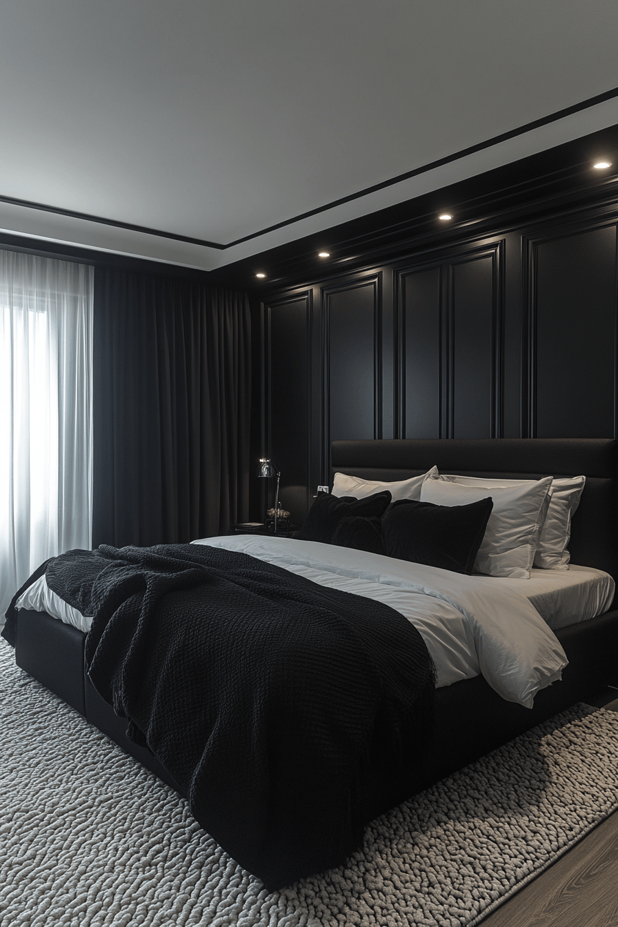 9 monochrome bedroom balance style