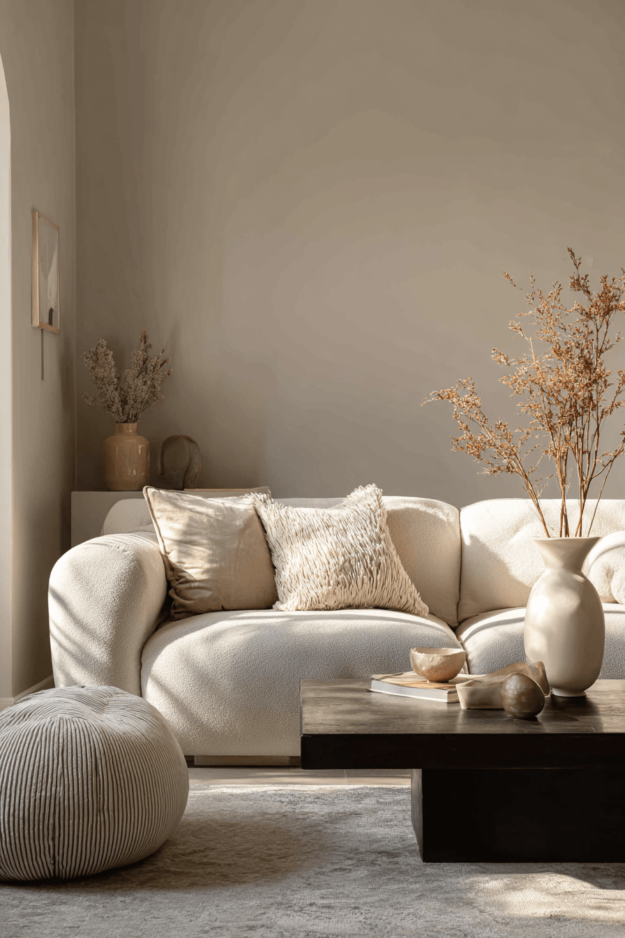 9 natural grounded living space