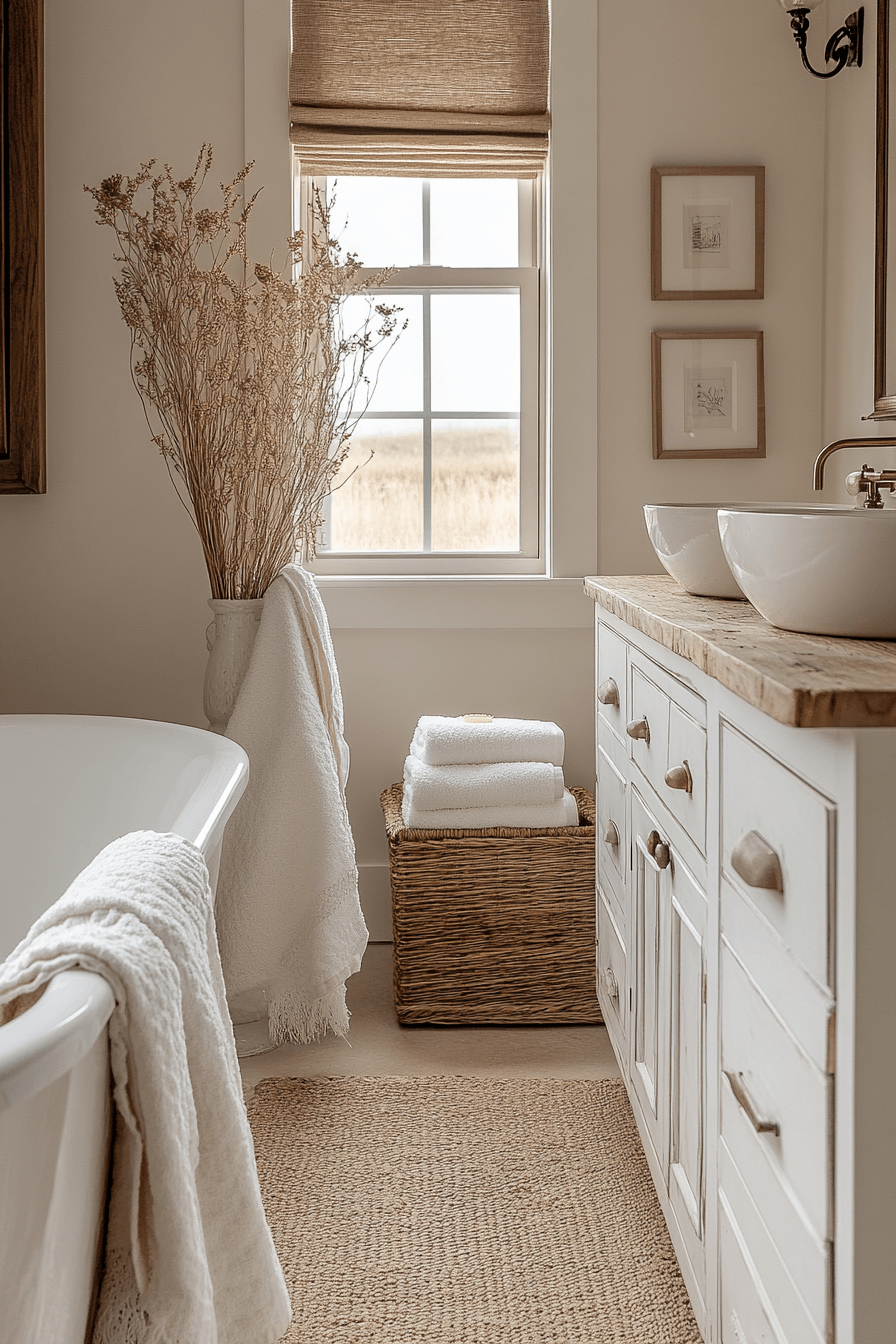 9 neutral texture bathroom style