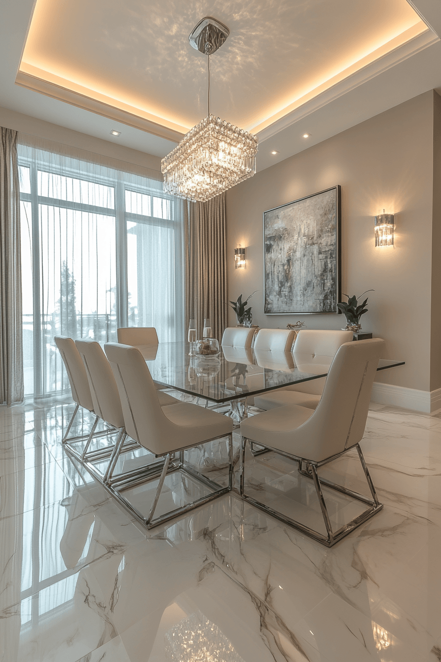 9 polished shine dining style