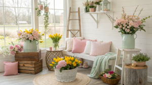 Farmhouse Spring Home Decor Ideas