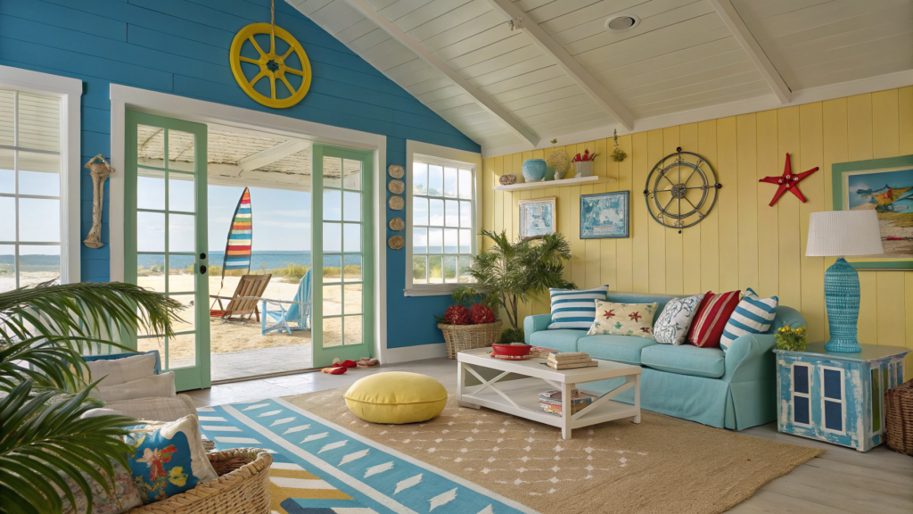 Colorful Beach House Decor
