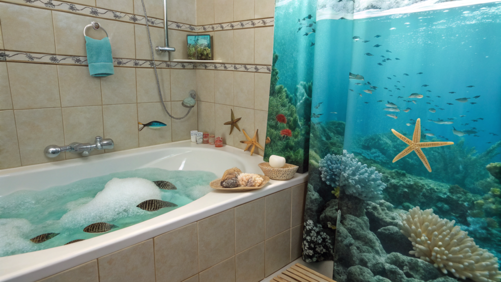 Ocean Themed Bathroom